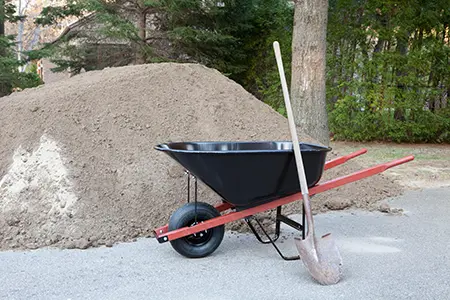 Topsoil hauling for gardens in Ava IL